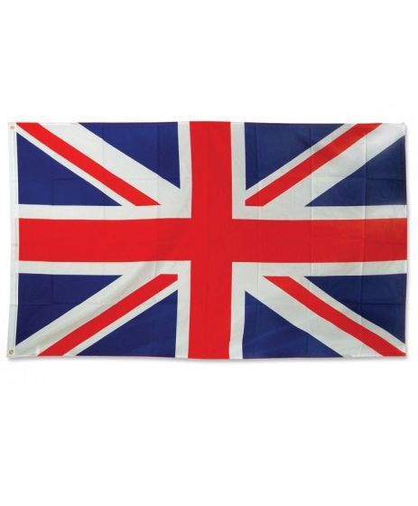 British Union Jack Fabric Flag - 5ft x 3ft