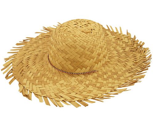 Ladies Straw Beachcomber Hat