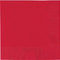 Red Luncheon Napkins 33cm - pack of 50
