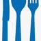 Marine Blue Cutlery - Pack of 24