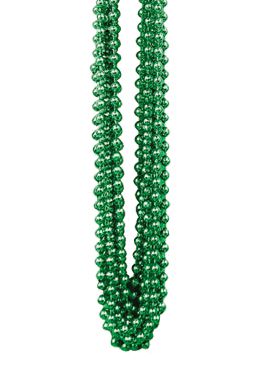 Green Party Beads - Pack of 12