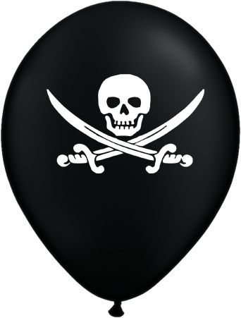 Pirate Balloons - Pack of 10 - 10"