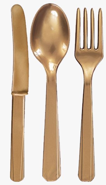 Gold Cutlery - Pack of 24