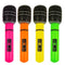 Inflatable Neon Microphone - 40cm - Assorted Colours
