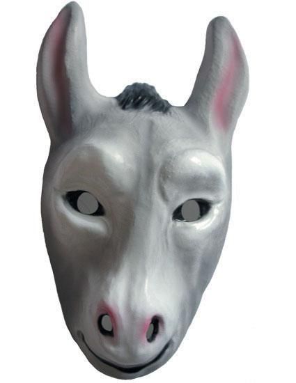 Children's Plastic Donkey Mask