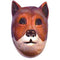 Children's Plastic Fox Mask