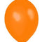 Orange Metallic Latex Balloons - 12