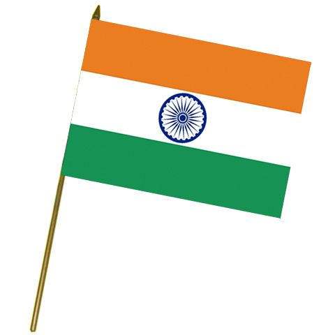 Indian Cloth Flag - 18" x 12"