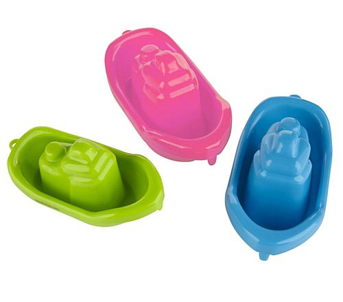 Plastic Bath Time Boats - Assorted - 11cm - Each