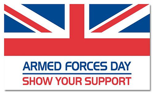 British Armed Forces Polyester Fabric Flag - 5ft x 3ft