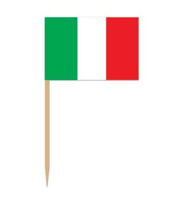 Italian Flag Picks Pck 50