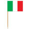 Italian Flag Picks Pck 50
