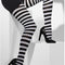 Black And White Striped Tights