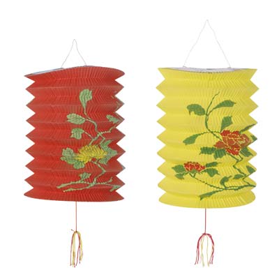 Chinese Lantern Paper Hanging Decoration - 23cm - Pack of 2