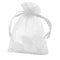 Organza Silver Bags - Pack of 10