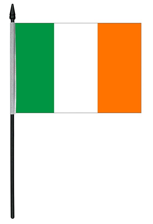 Irish Cloth Table Flag - 4" x 6"