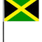 Jamaican Cloth Table Flag - 4