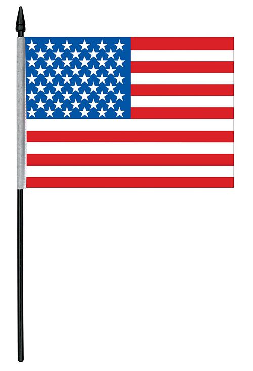 American Cloth Table Flag - 15cm