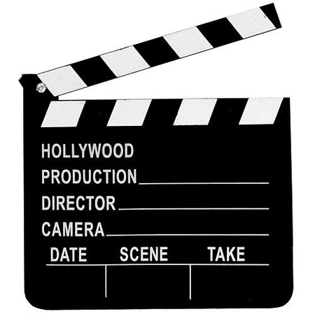 Small Wooden Clapperboard - 20cm
