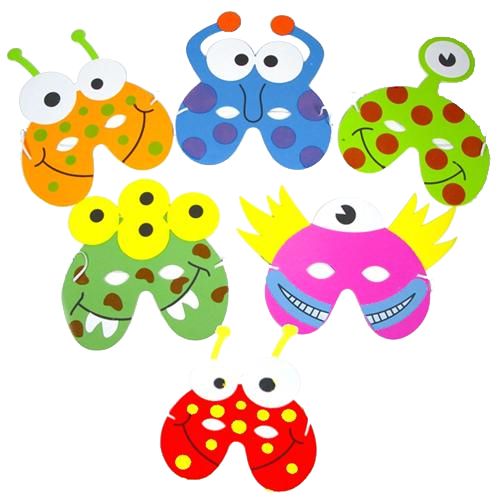 Assorted Alien Monster Foam Masks - Each