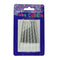 Metalic Silver Cake Candles - 7.5cm - Pack of 12