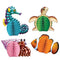 Sea Creatures Table Decorations - 14cm - Pack of 4