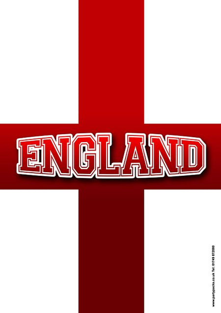 England Cross Poster - A3