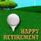 Retirement Golf Themed Poster - A3