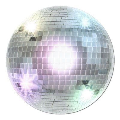 Disco Ball Cutout - 34.3cm
