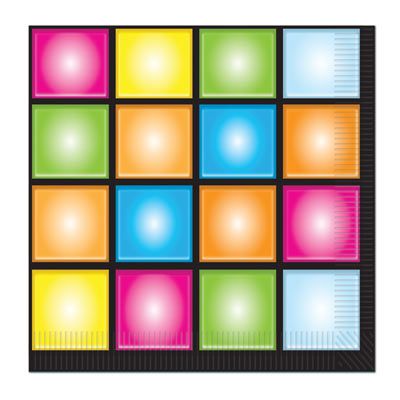 Disco Luncheon Napkins - 2-Ply - Pack of 16