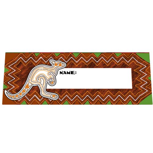 Down Under Themed Placecards - Pack of 8