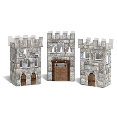 Castle Favour Boxes - 15.2cm - Pack of 3