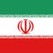 Iran Polyester Fabric Flag 5ft x 3ft