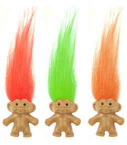Mini Troll Dolls - Assorted - Each