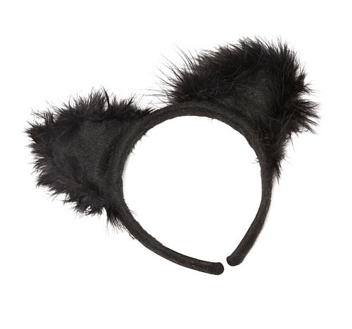 Fluffy Feathered Cat Ears