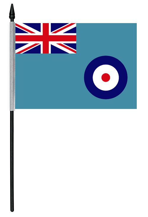 RAF Cloth Table Flag - 4" x 6"