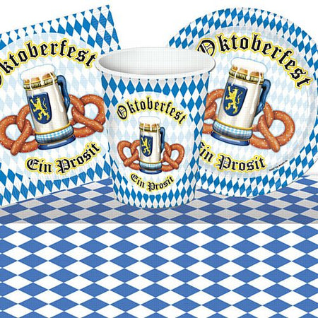 Oktoberfest Tableware Party Pack - For 8