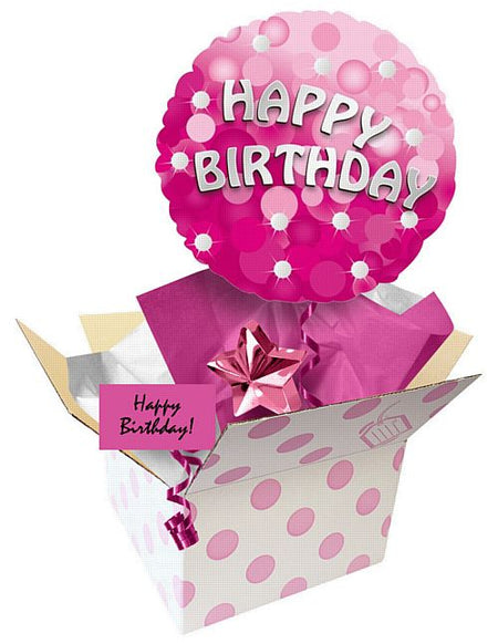 Send a Balloon - Pink Holographic - 18