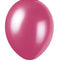 Dark Pink Pearlised Latex Balloons - 12'' - Pack of 8