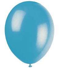 Turquoise Latex Balloons - 12