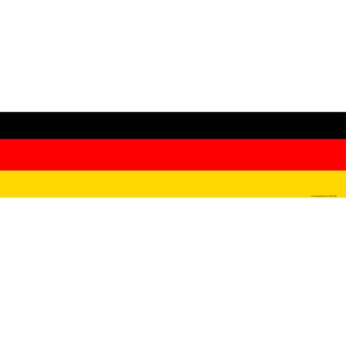 German Themed Flag Banner - 120 x 30cm