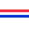 Holland Themed Flag Banner - 120 x 30cm