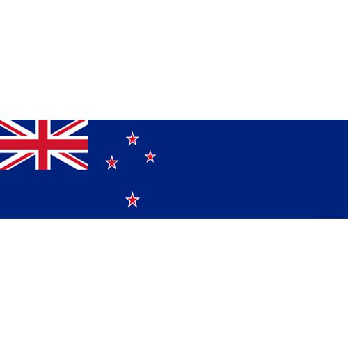 New Zealand Themed Flag Banner - 120 x 30cm