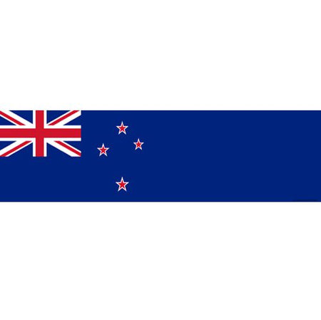 New Zealand Themed Flag Banner - 120 x 30cm