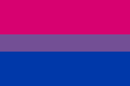 Bisexual Pride Polyester Fabric Flag 5ft x 3ft