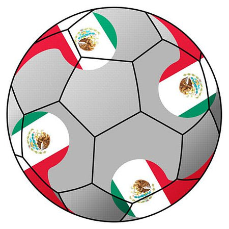 Mexico Football Stickers - 5cm - Sheet of 15