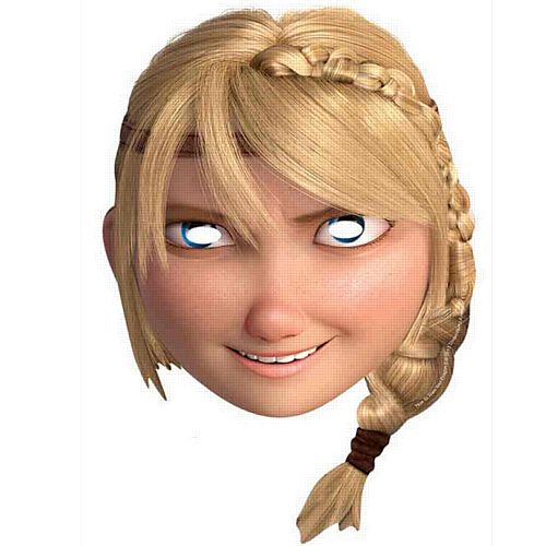 How to Train Your Dragon 2 Astrid Card Mask