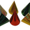 Prismatic Cone Party Hats - 16cm