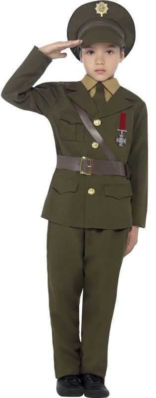 Army Officer Boy Costume