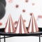 Rose Gold Card Cone Hats - Pack of 6